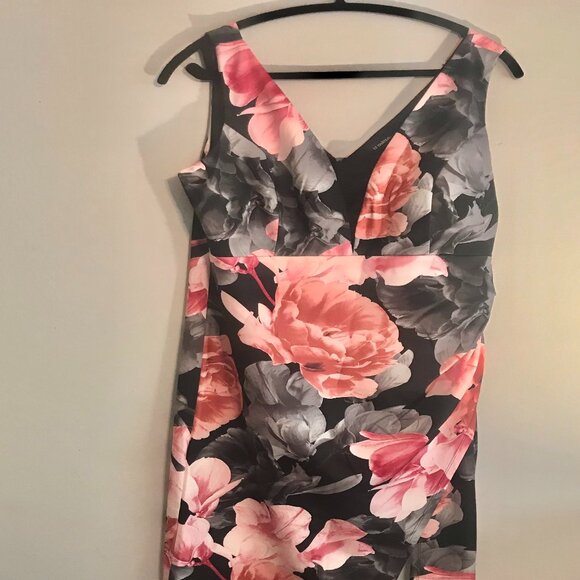 Le Chateau Floral Sleeveless Dress Sixe XL - Picture 1 of 7